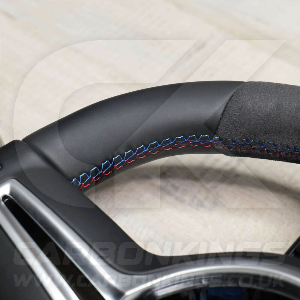BMW Alcantara M Sport Red Steering Wheel 1 2 3 4 X1 X3 X4 X5 X6 M2 M3 M4 F80 +