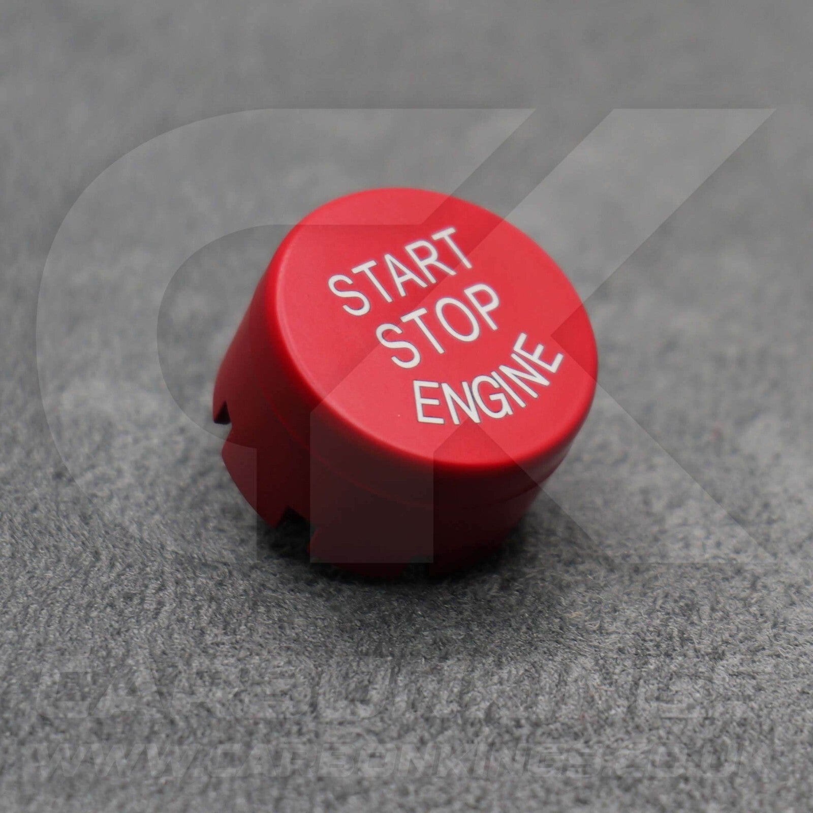 MATTE Red Start Stop Engine Button M2 M3 M4 M5 M6 M140i F20 F80 F82 F83 F85 F87
