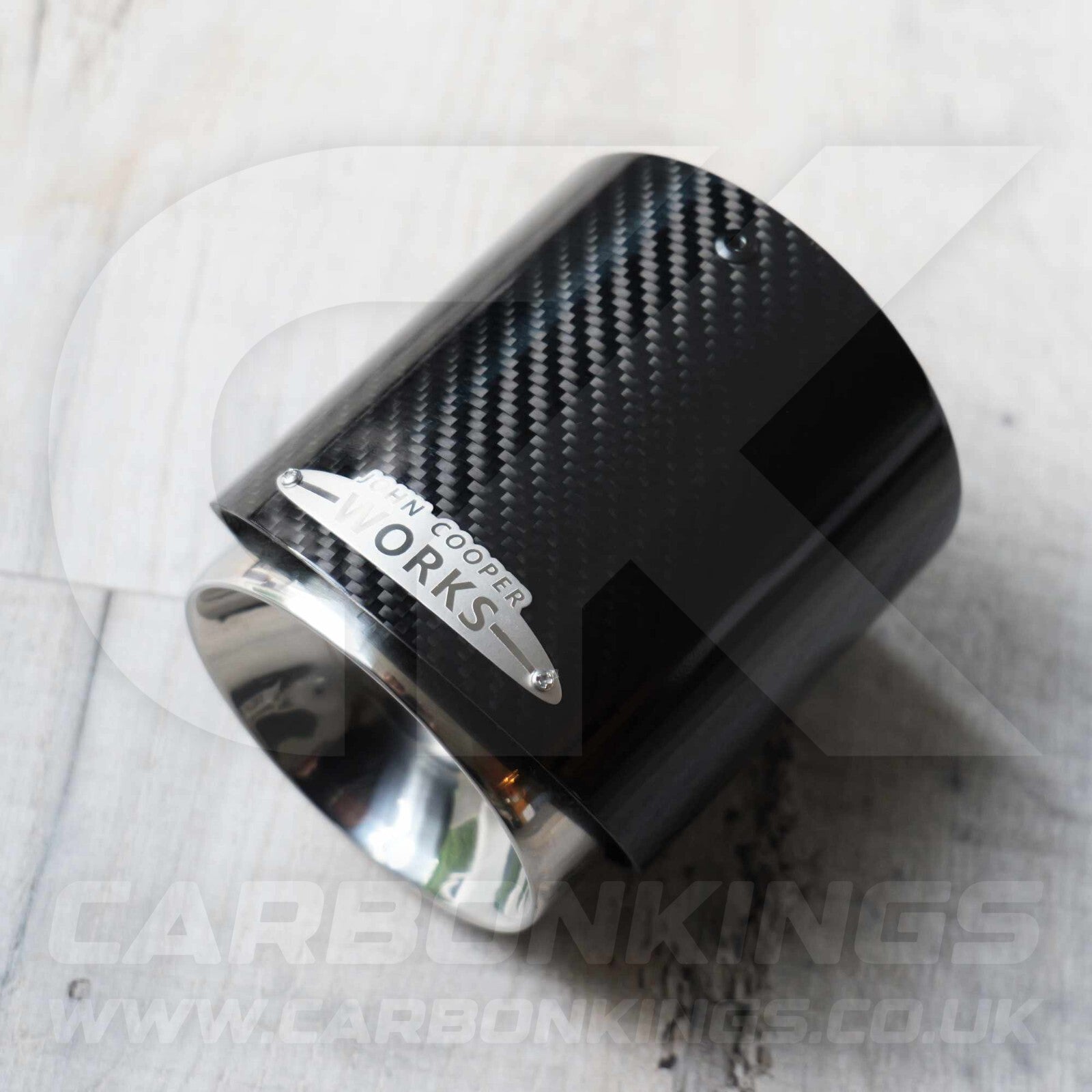85mm Mini JCW Carbon Fibre Exhaust Tip F54 F55 F56 F57 F60 R55 R59 Cooper S SD