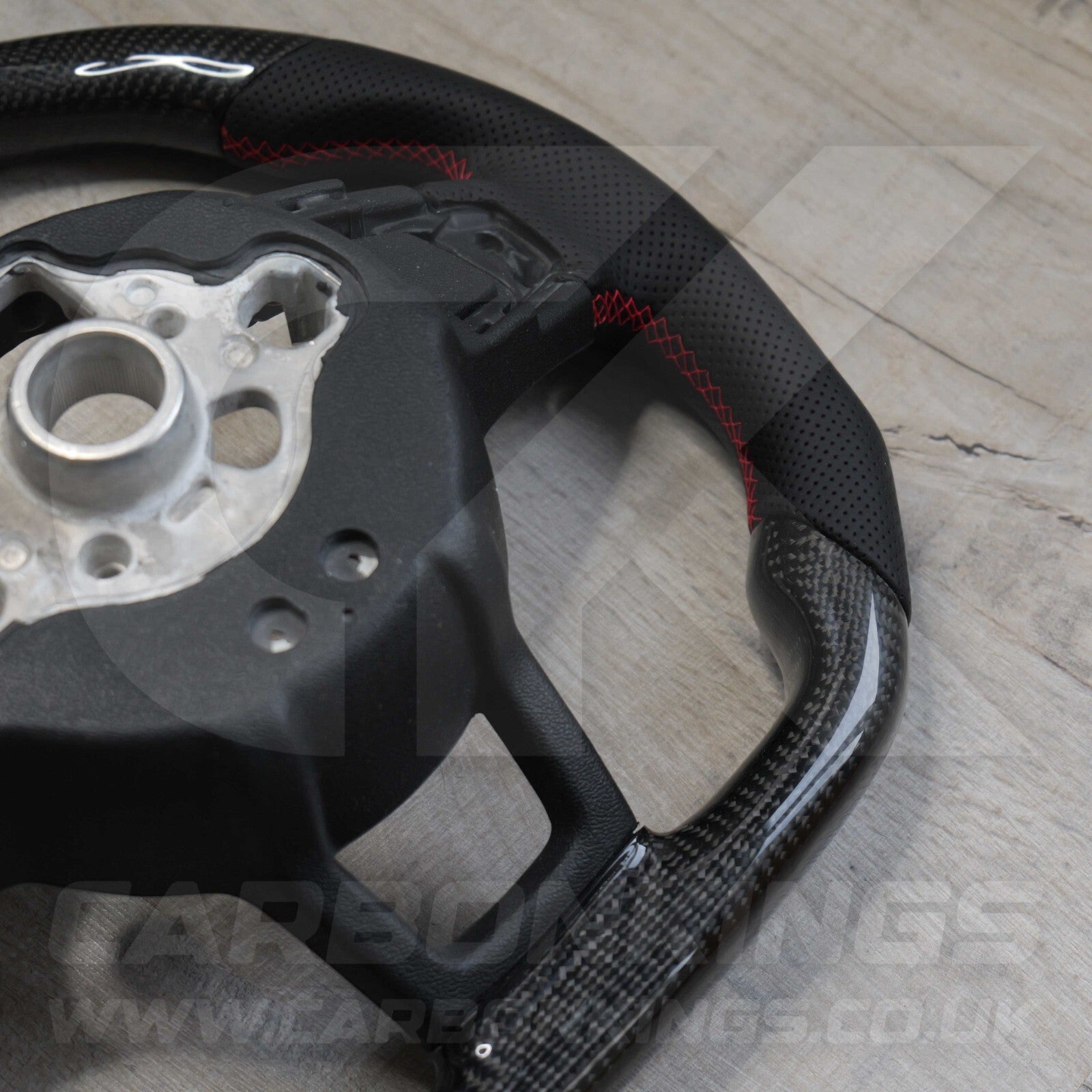 Volkswagen Carbon Fibre Steering Wheel VW Golf MK7 MK7.5 R R-Line GTI GTD GTE +