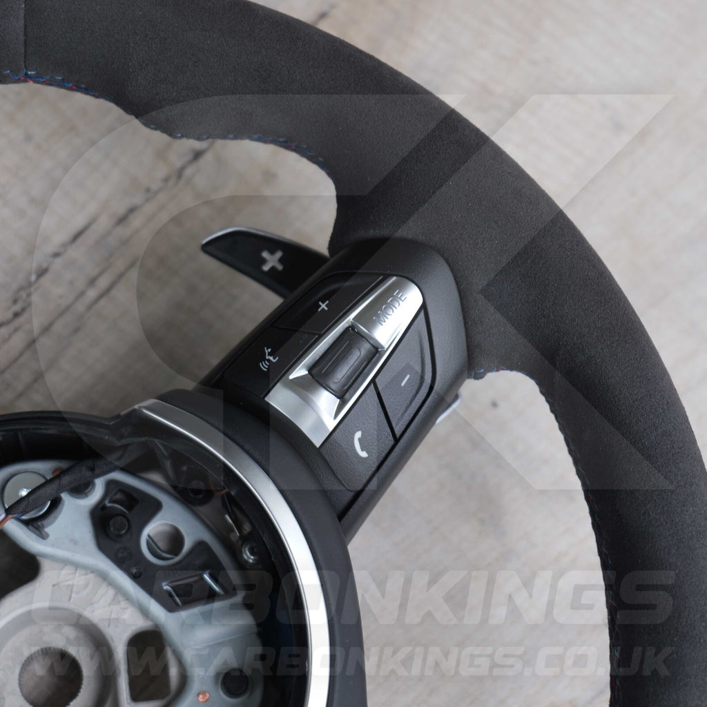 BMW Full Alcantara M Sport Suede Steering Wheel 3 4 X1 X3 X4 X5 X6 M2 M3 M4 F80