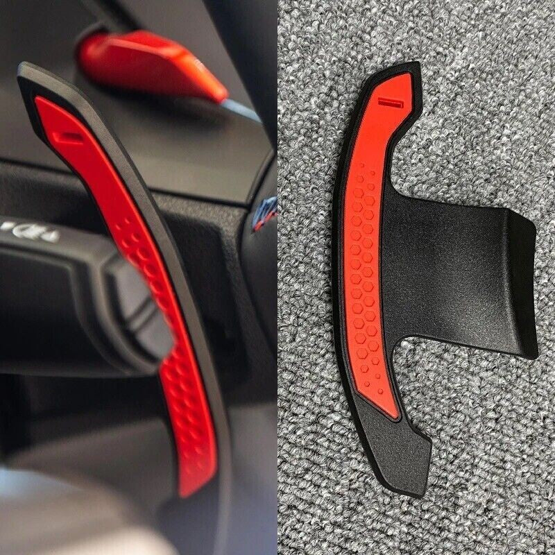 Mini F56 Carbon Fibre & Red Steering Wheel Paddle Shifters JCW Cooper S 2018 +