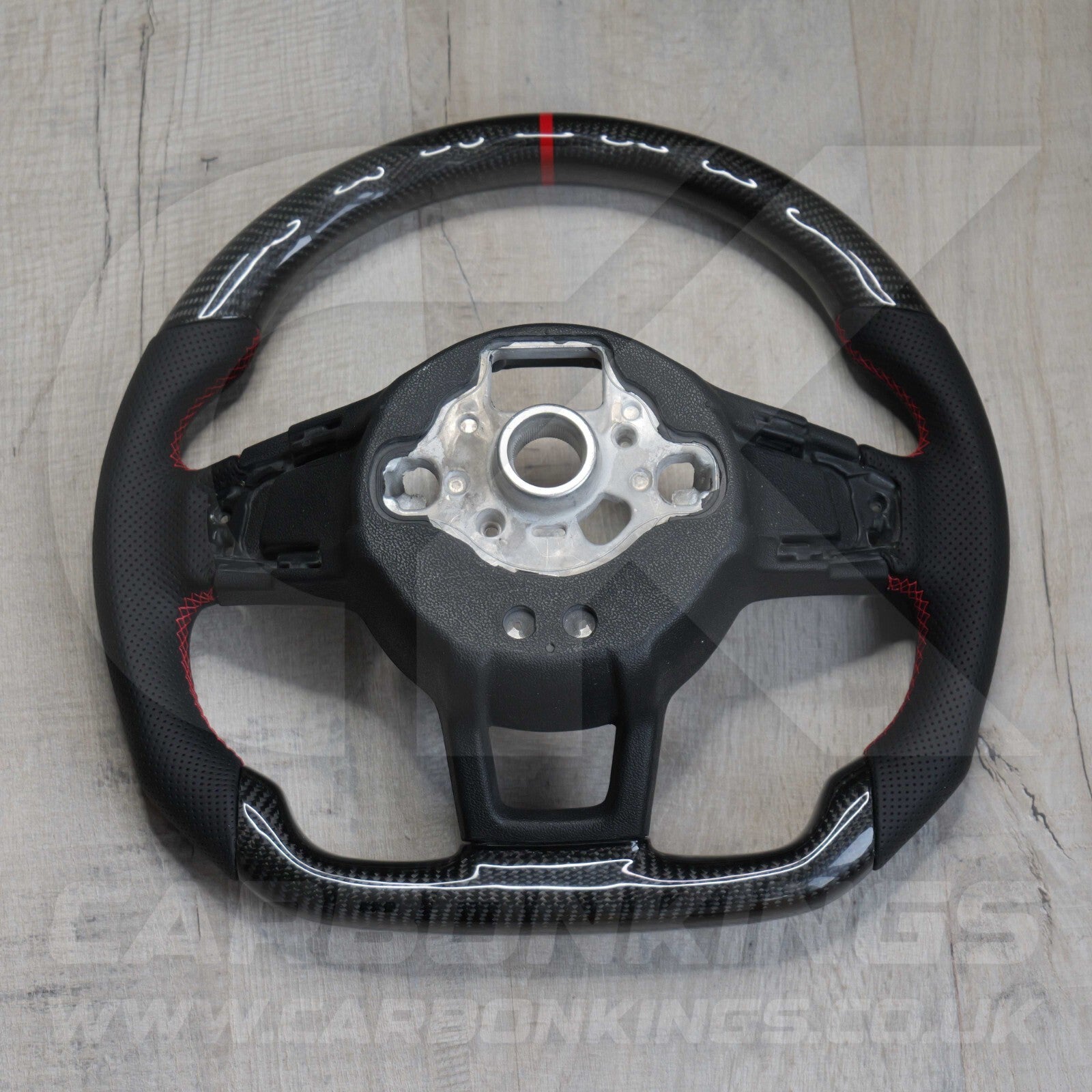 Volkswagen Carbon Fibre Steering Wheel VW Golf MK7 MK7.5 R R-Line GTI GTD GTE +