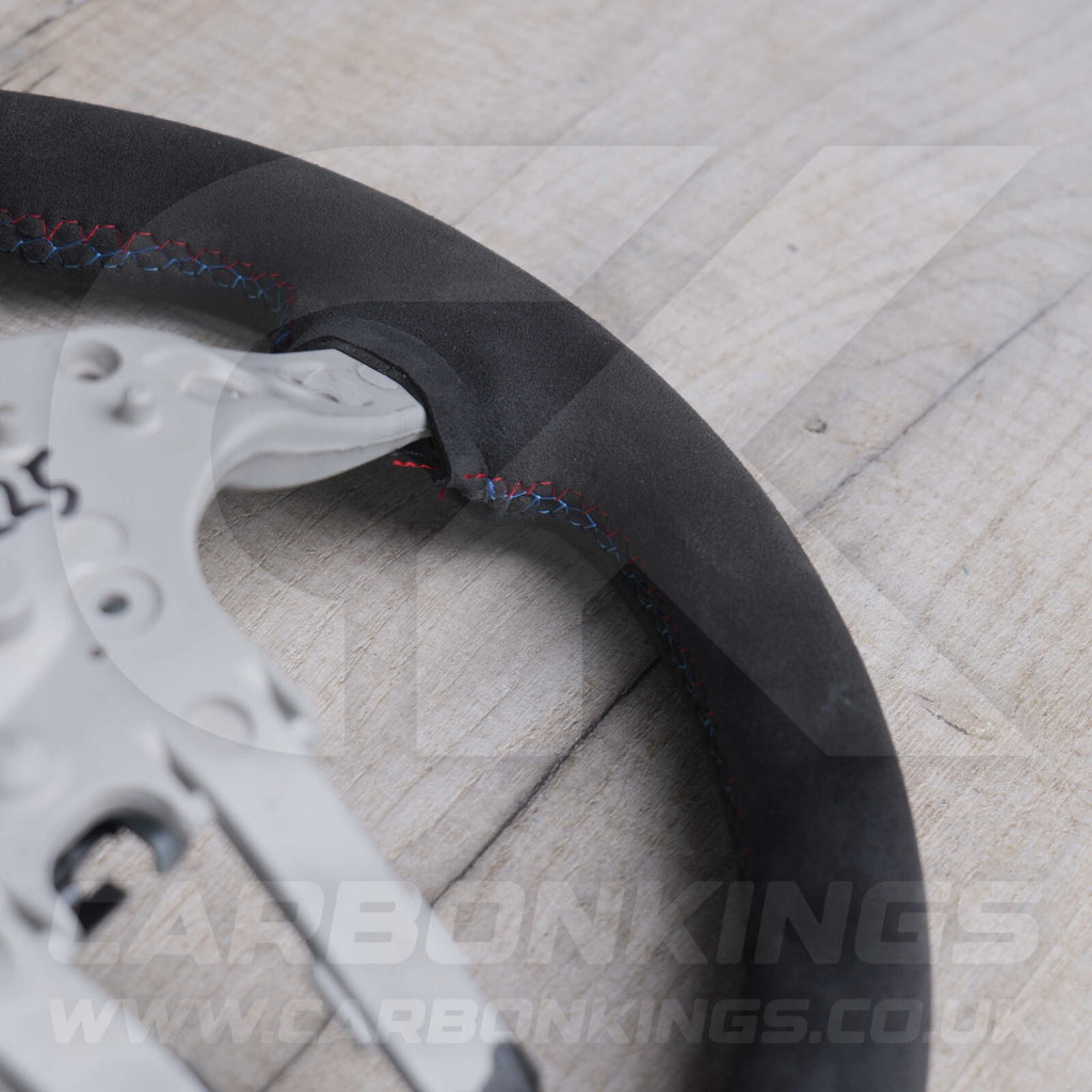 BMW Full Alcantara M Sport Suede Steering Wheel 3 4 X1 X3 X4 X5 X6 M2 M3 M4 F80