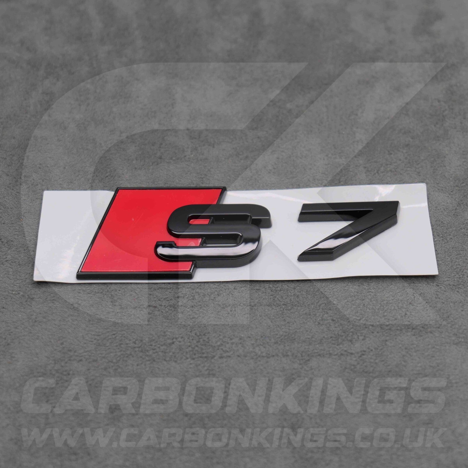 105 x 36mm Audi S7 Gloss Black Boot Rear Badge Letters Logo Emblem S 8L 8P 8V 8Y