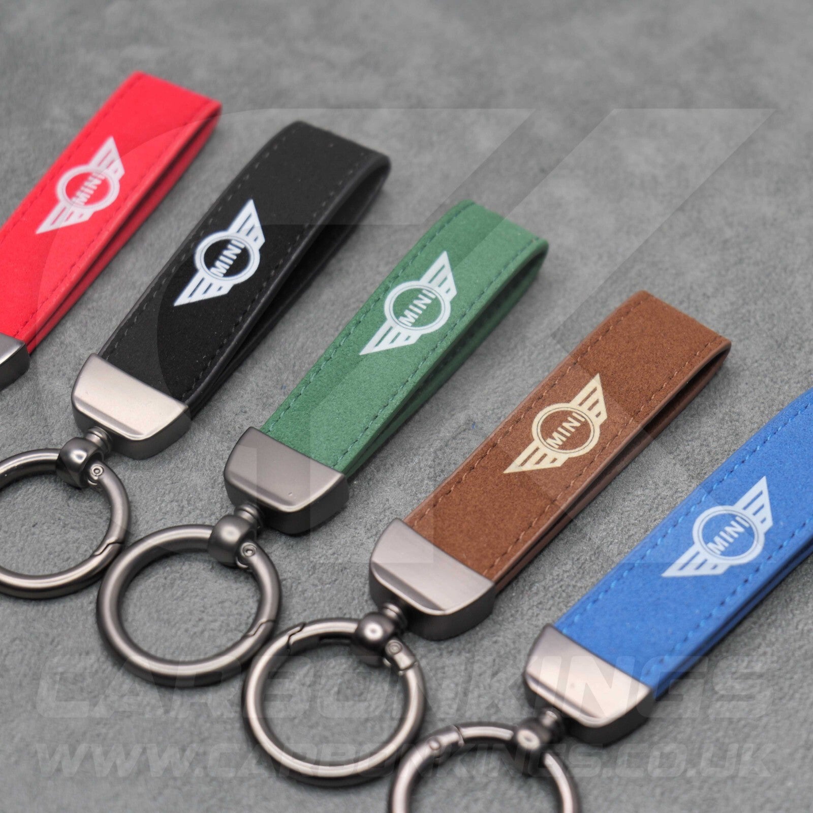 Mini Suede Key Ring Chain Cooper Countryman Aceman S Alcantara Premium Car
