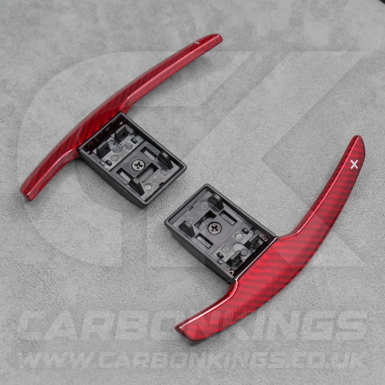 Genuine Red Carbon Fibre Gear Paddle Shifters BMW F80 M3 F82 F83 M4 F87 M2 F30 +