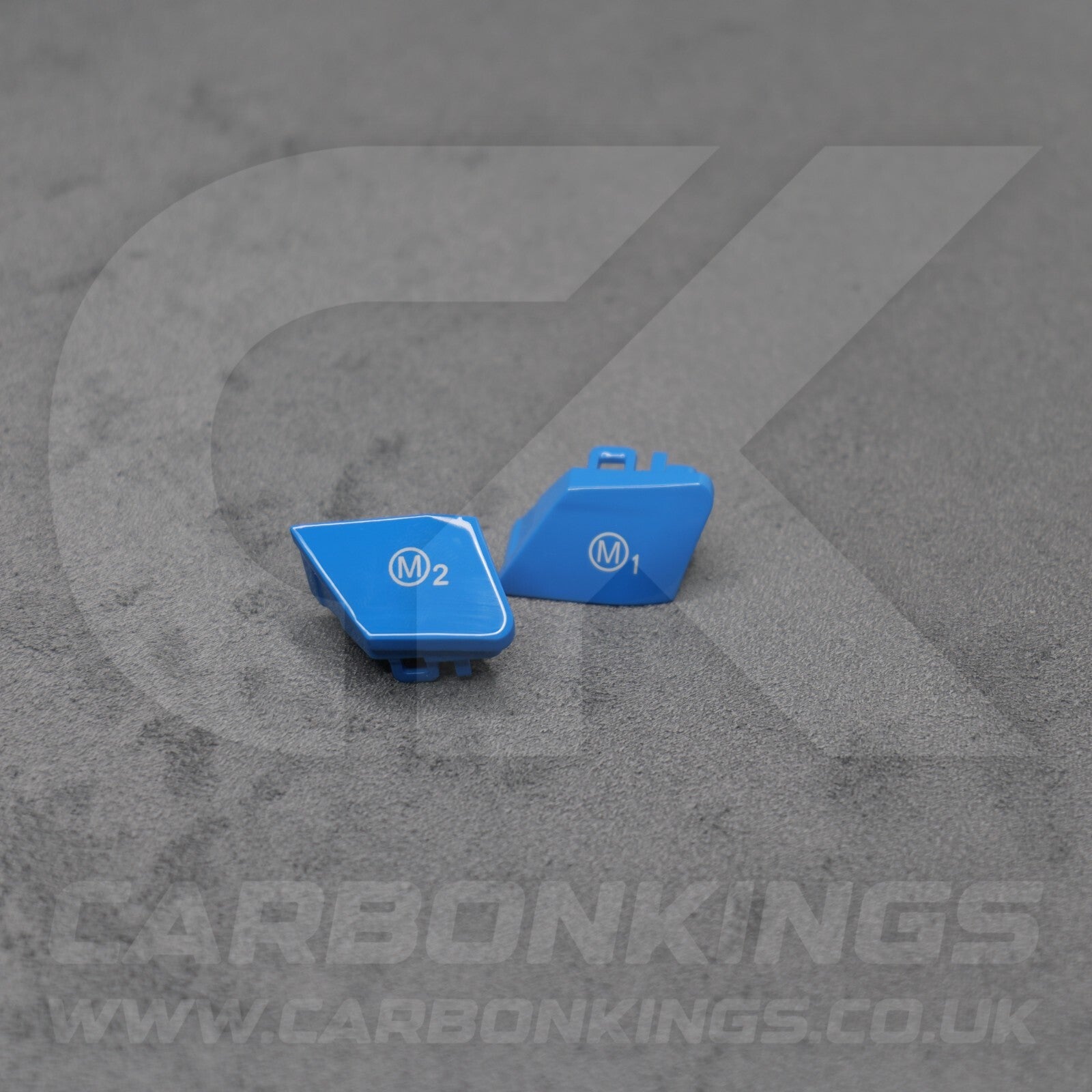 BMW Blue M1 & M2 Buttons Set for M2 M3 M4 M5 M6 X5M X6M F80 F82 F83 F85 F87 M