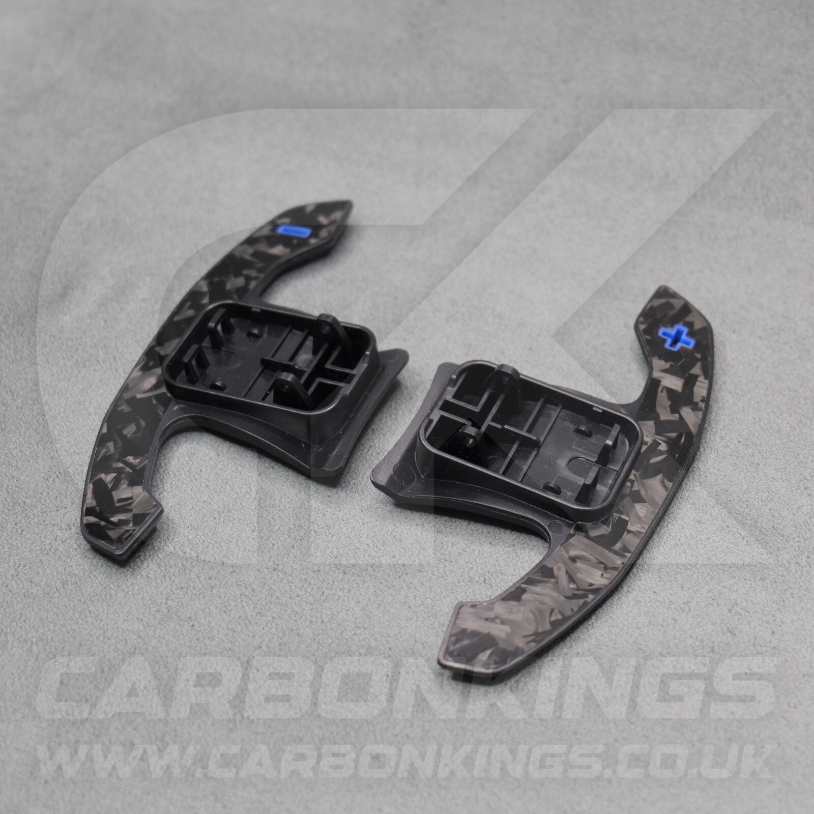 BMW Genuine Forged Carbon Fibre & Blue Gear Shifter Paddles F80 M3 F82 M4 M2 F30
