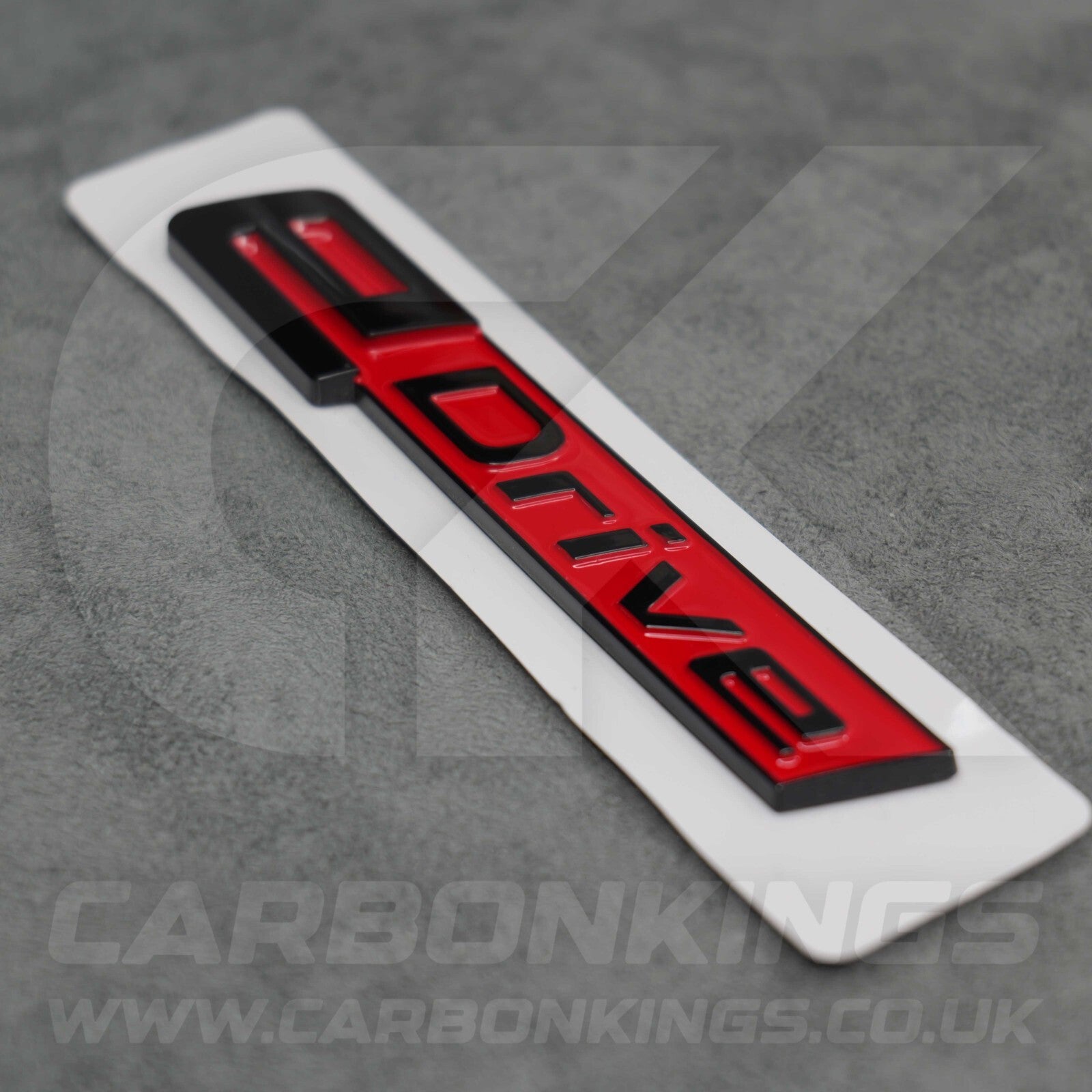 BMW Red & Black eDrive Rear Emblem Boot Badge Logo BMW i3 i3s i8 iX Electric