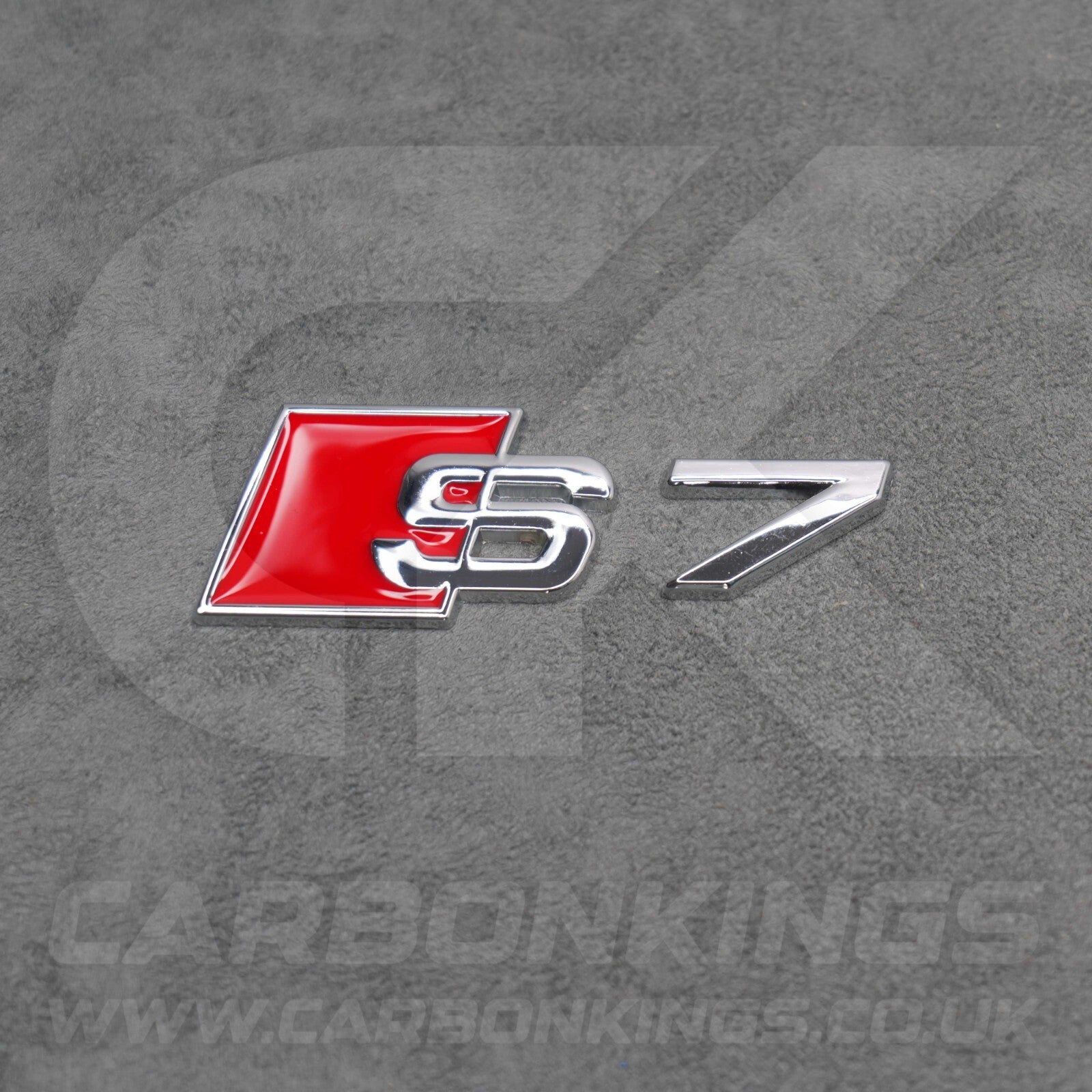 Audi S7 Silver Chrome Boot Rear Badge Letters Logo Emblem S 4G8 4K8