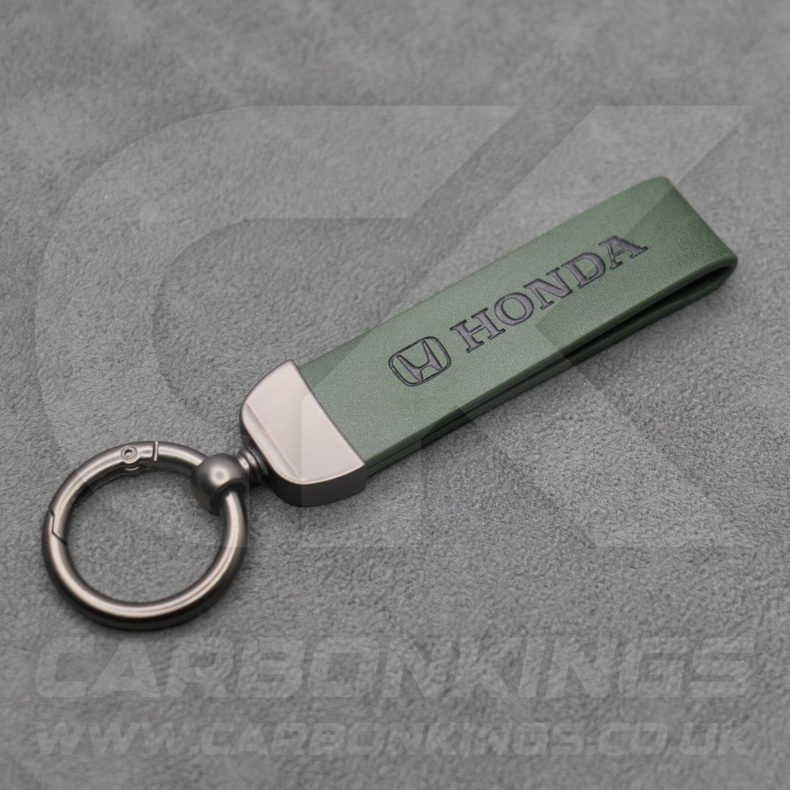 Honda Premium Leather Key Ring Chain Car Civic Type R Jazz CR-V HR-V ZR-V e:Ny1