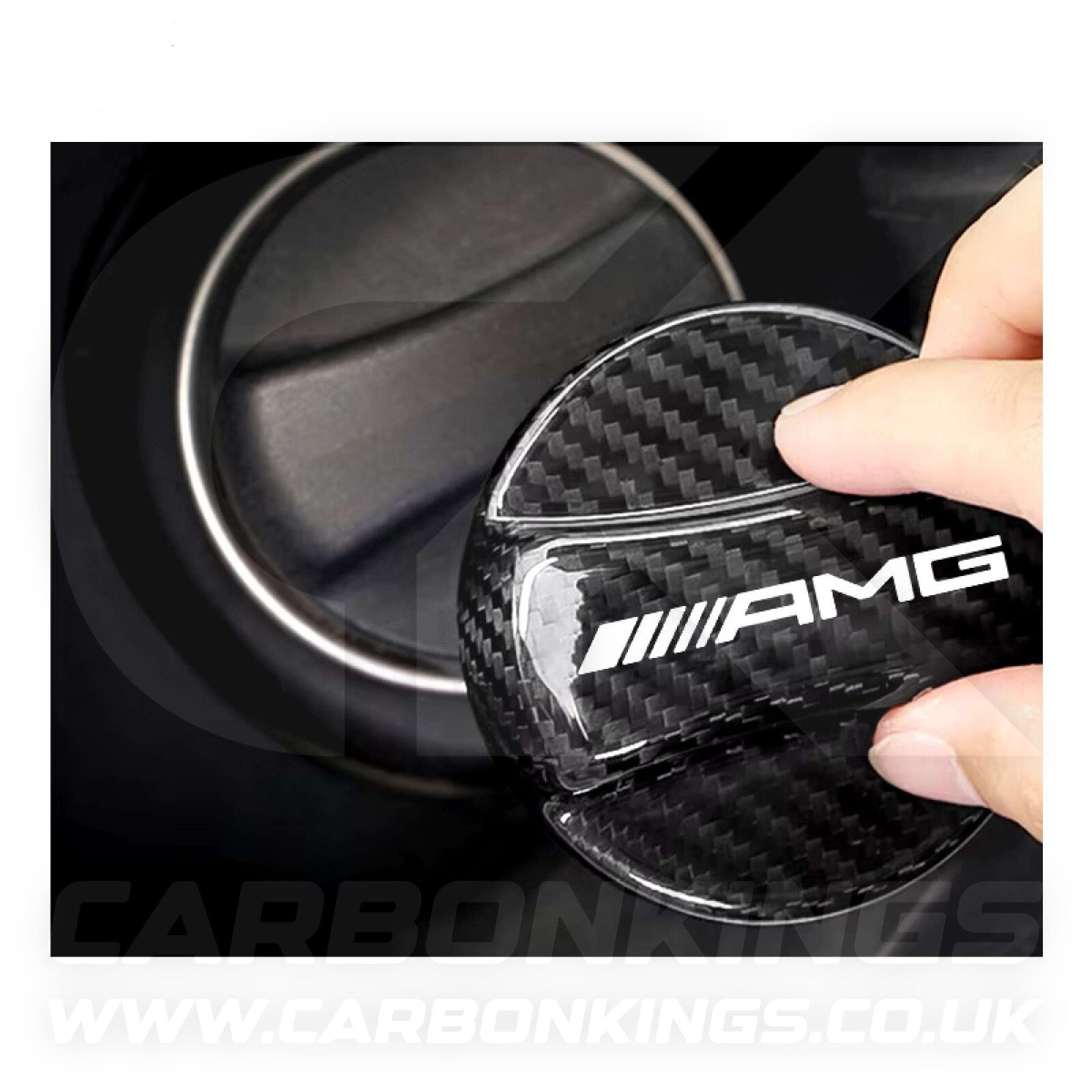Mercedes AMG Genuine Carbon Fibre Fuel Cap Cover W204 W205 W201 A B C E S Class