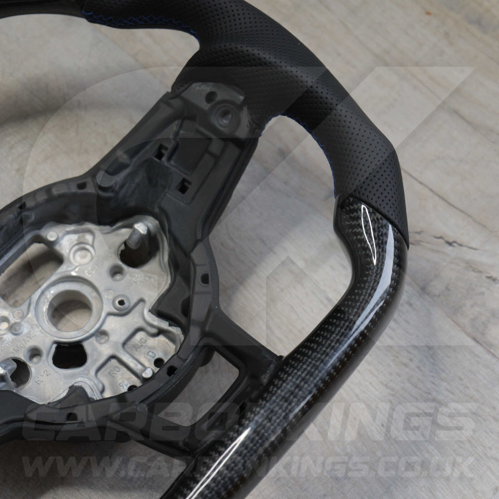 Volkswagen Carbon Fibre Steering Wheel VW Golf MK7 MK7.5 R R-Line GTI GTE GTD +