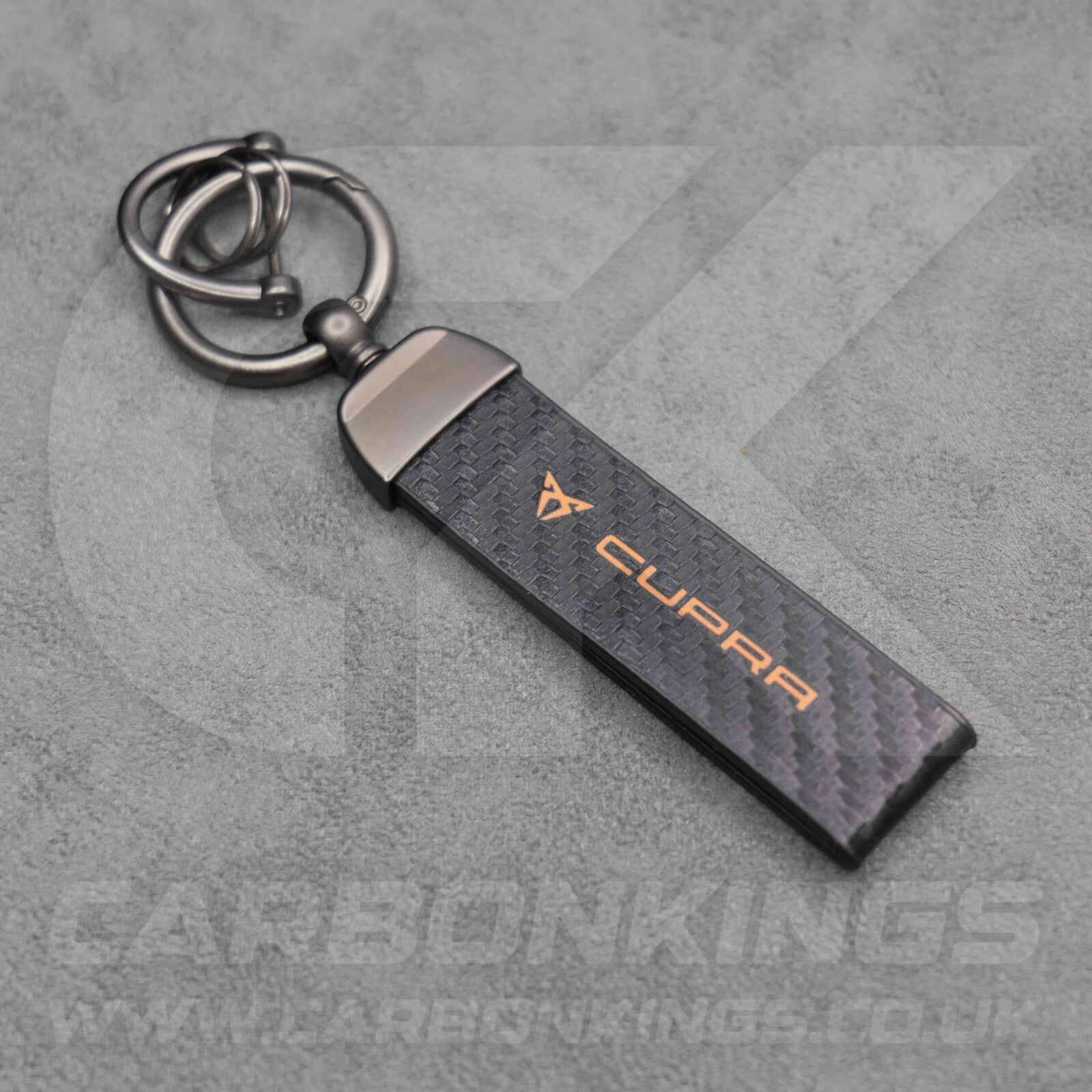 CUPRA Carbon Fibre Key Ring Chain Born Ateca Leon Formentor Tavascan Terramar VZ