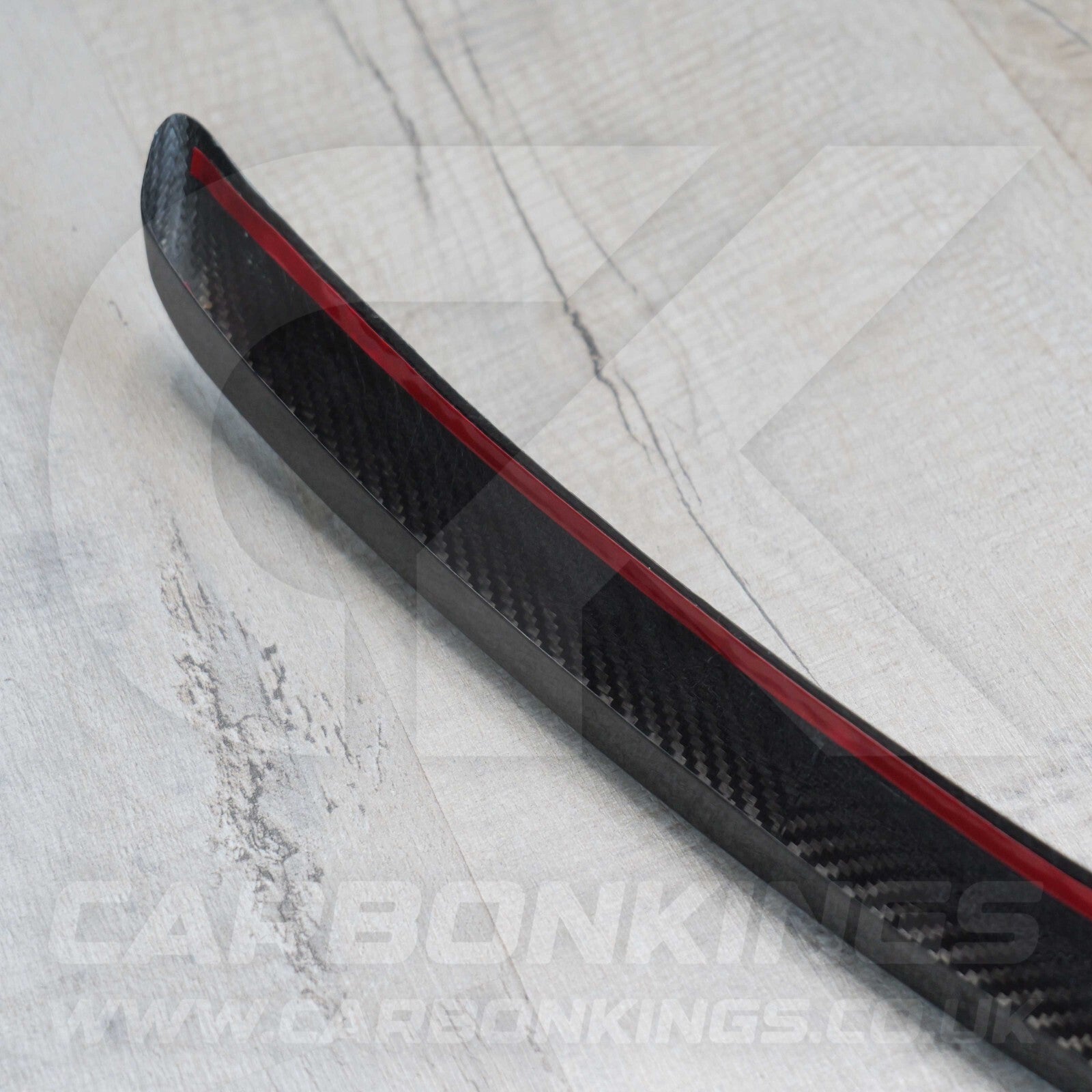 Alfa Romeo Giulia Quadrifoglio Real Carbon Fibre V Shield Grill Frame Cover Trim