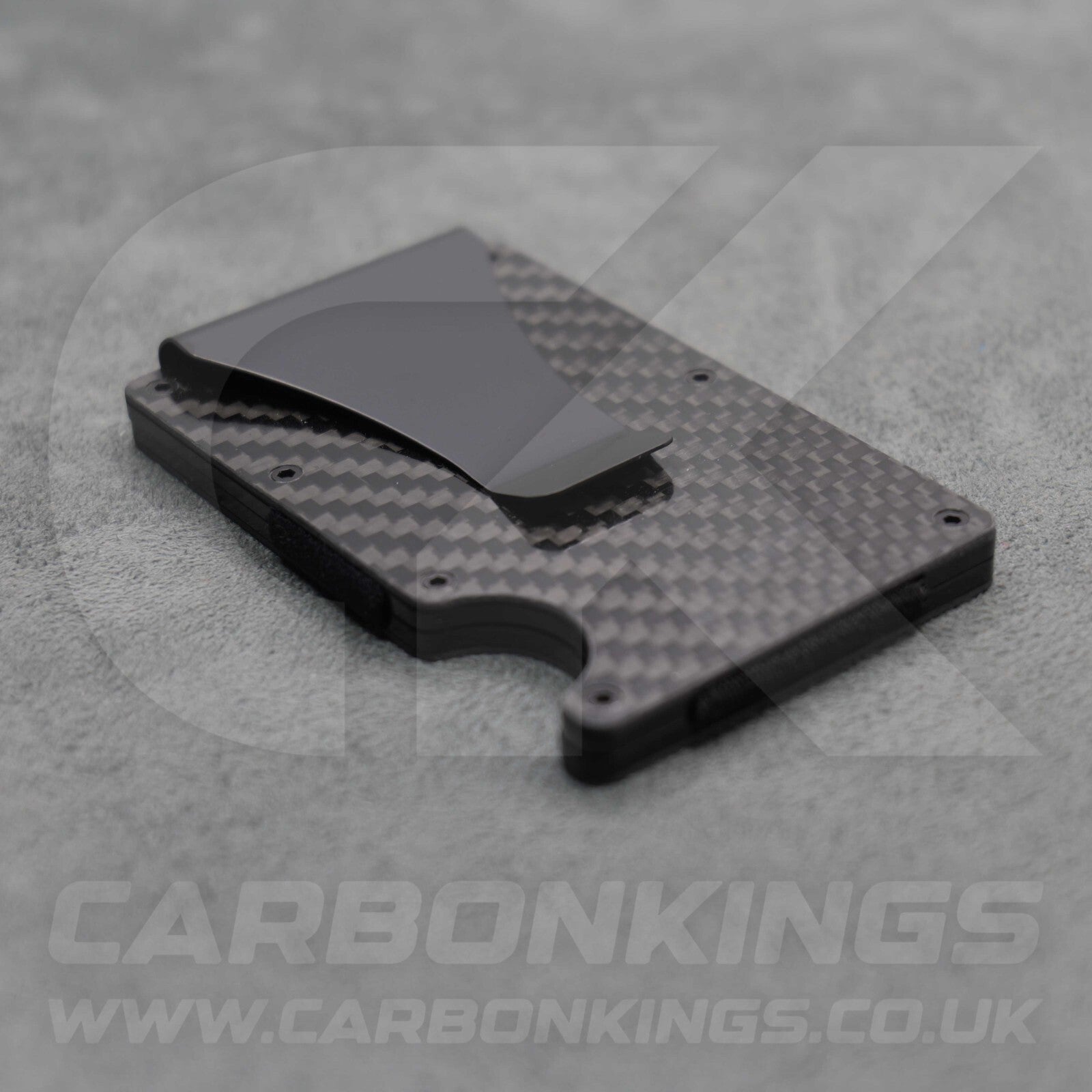 Genuine Carbon Fibre RFID Blocking Credit Debit Bank Card Holder Money Wallet