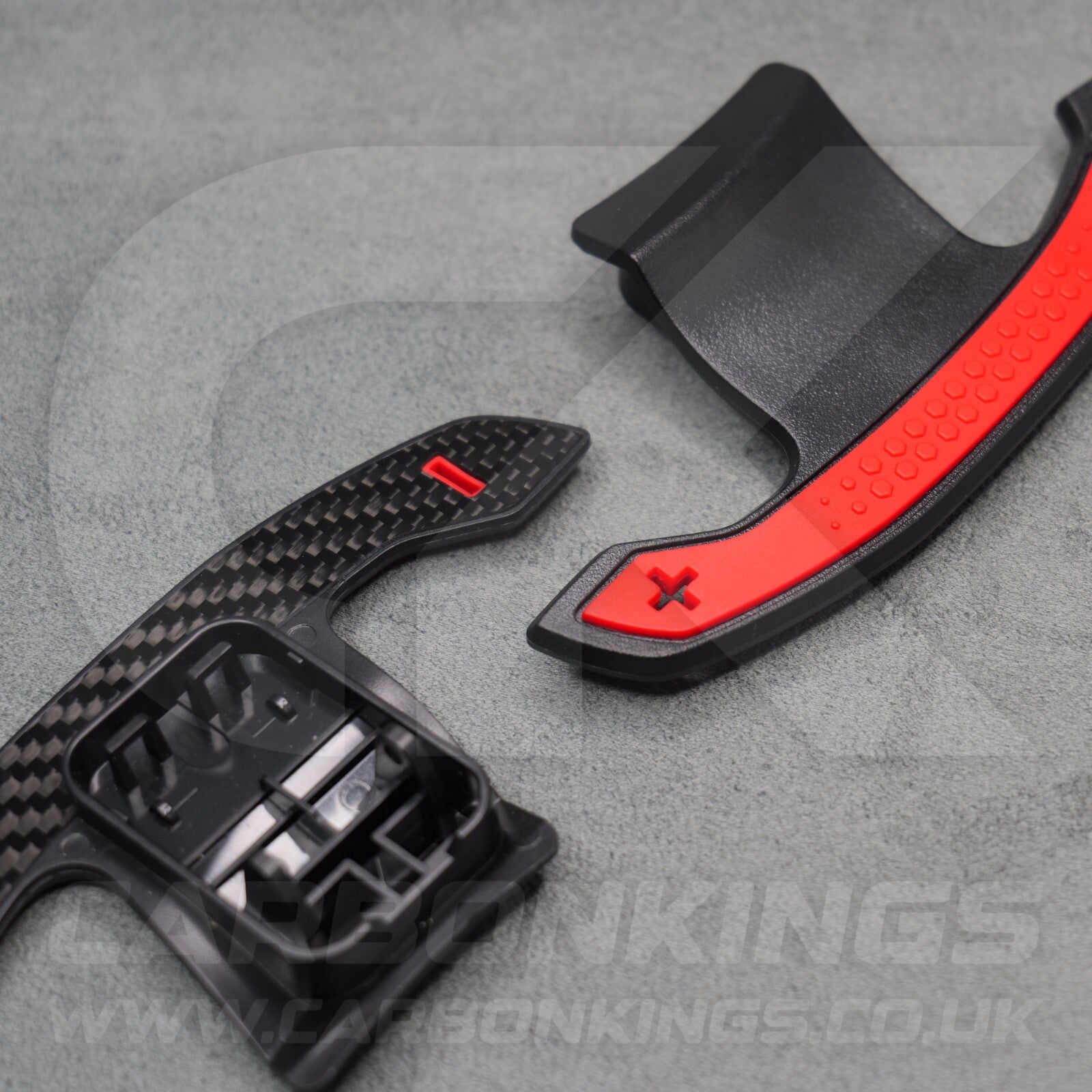 BMW Genuine Carbon Fibre & Red Gear Shifter Paddles F22 F23 F45 F46 F30 G20 G30