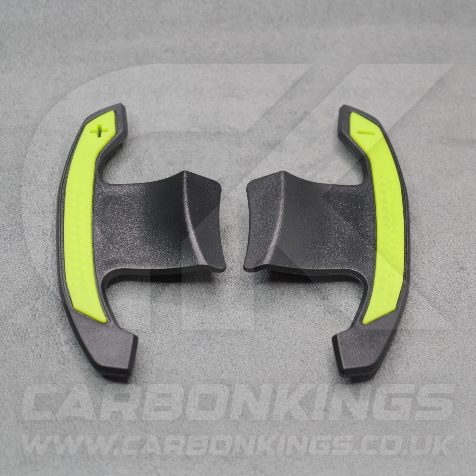 Toyota GR Supra Real Carbon Fibre & Yellow Gear Shifter Paddles J29/DB A90/A9