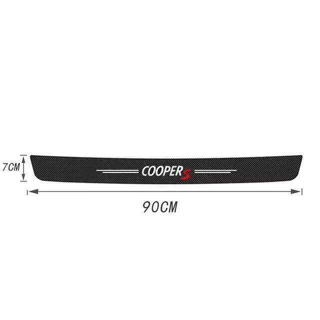 Mini Cooper S Carbon Fibre Style Anti Scratch Protective Boot Protector
