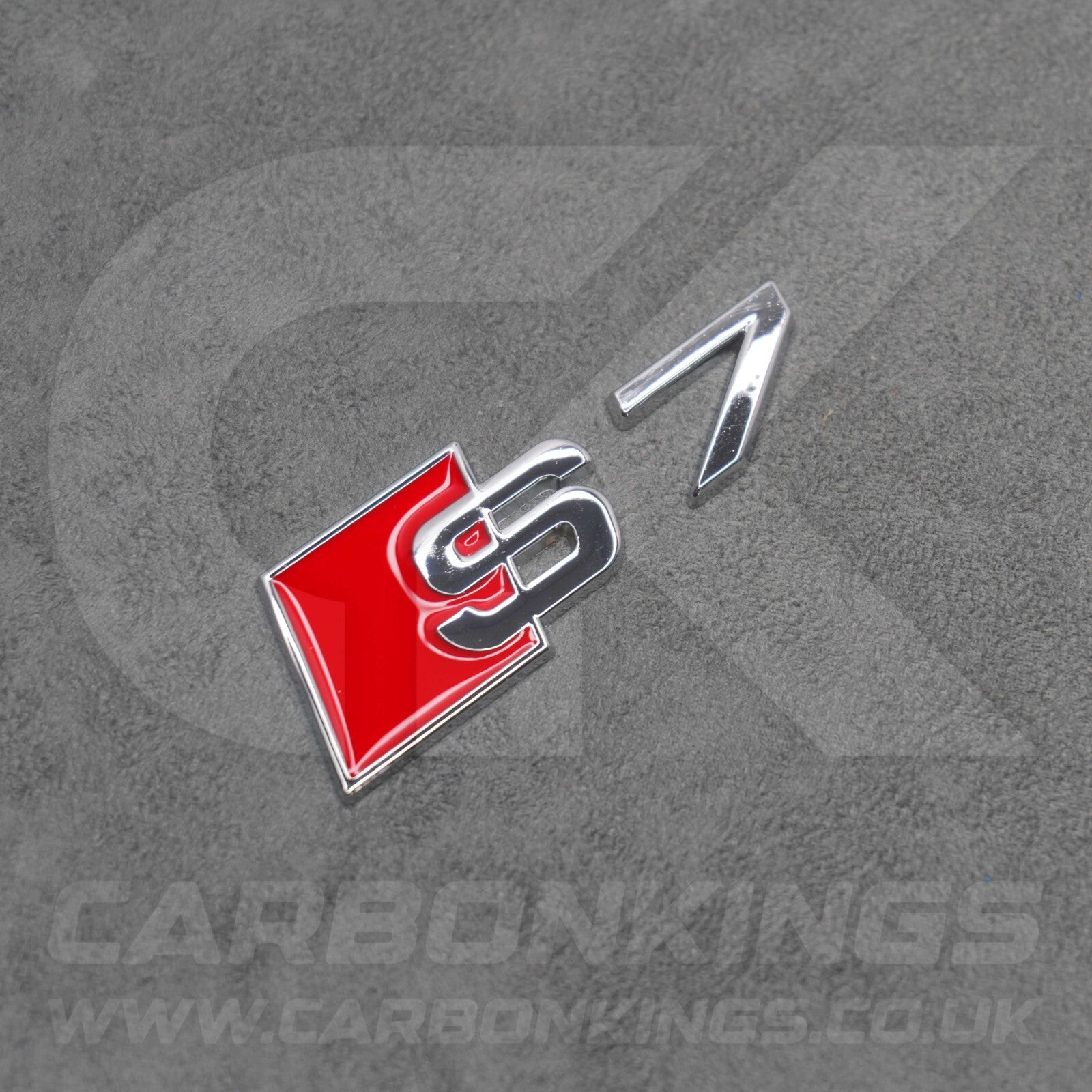Audi S7 Silver Chrome Boot Rear Badge Letters Logo Emblem S 4G8 4K8
