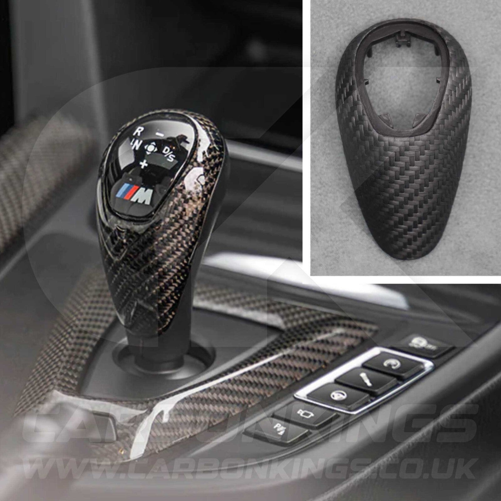 BMW Real Raw Carbon Fibre REPLACEMENT Gear Knob F80 M3 F82 M4 M5 M6 X5M F87 M2