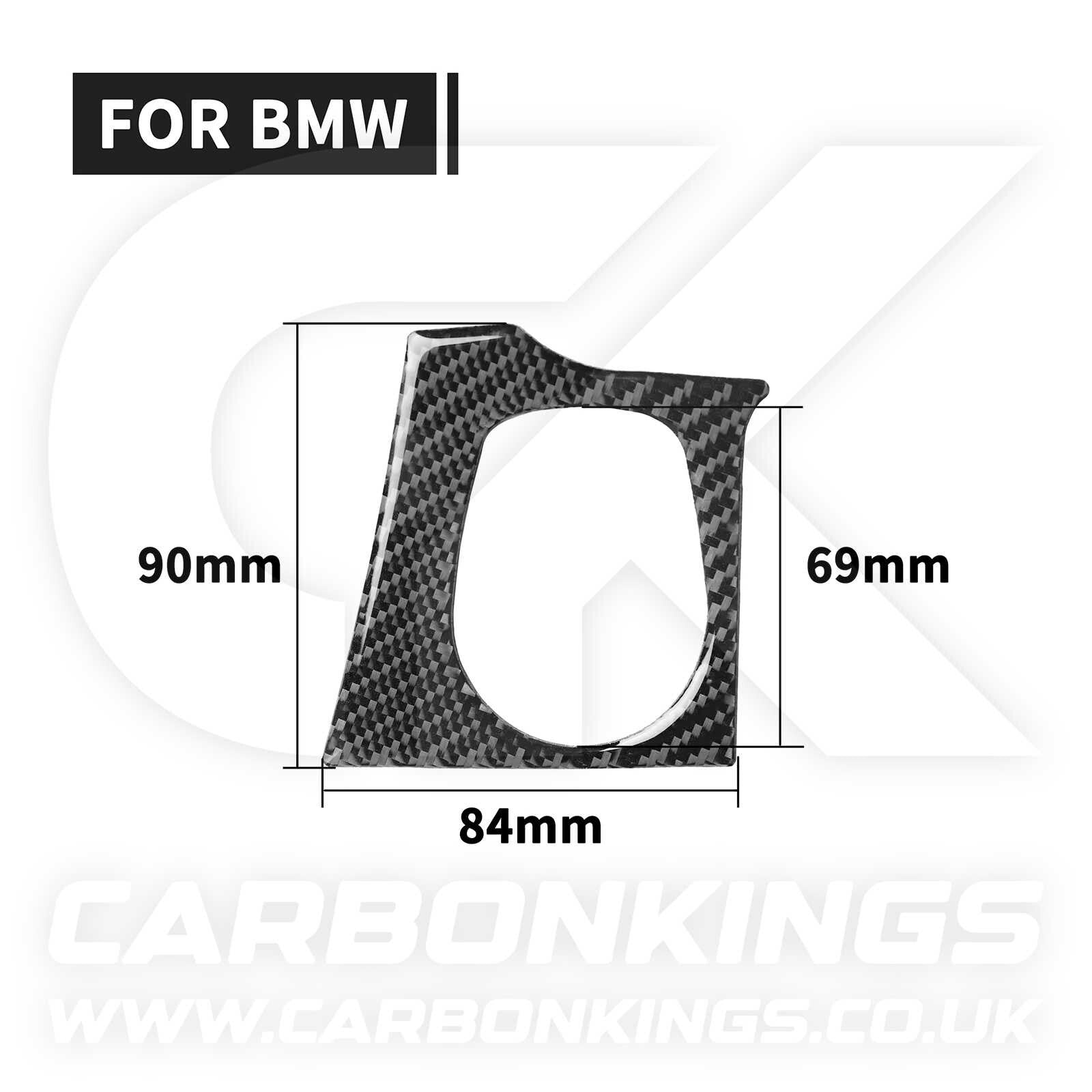 BMW Carbon Fibre Style Start Stop Button Surround for 2 3 Series F20 F30 F34 F32