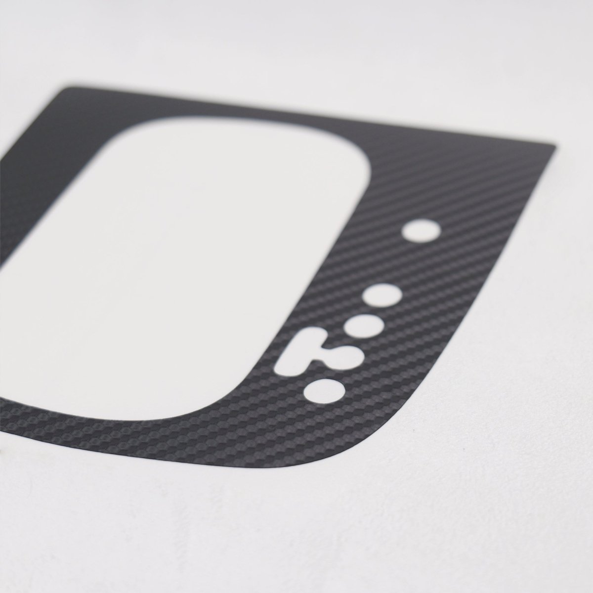 Carbon Fibre DSG Gear Knob Sticker for Volkswagen MK1 Tiguan Touareg MK5 Golf - Interior Styling | Carbon Kings