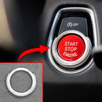Silver Engine Start Stop Button Trim for BMW F87 M2 F80 M3 M4 F30 1 2 3 4 5 Series + - Interior Styling | Carbon Kings