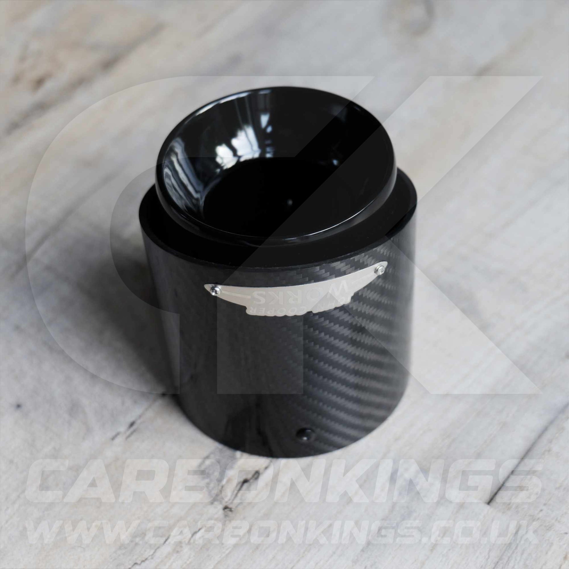 72mm Mini JCW Carbon Fibre / Black Exhaust Tip R55 R56 R57 R58 R59 R60 R61 Cooper