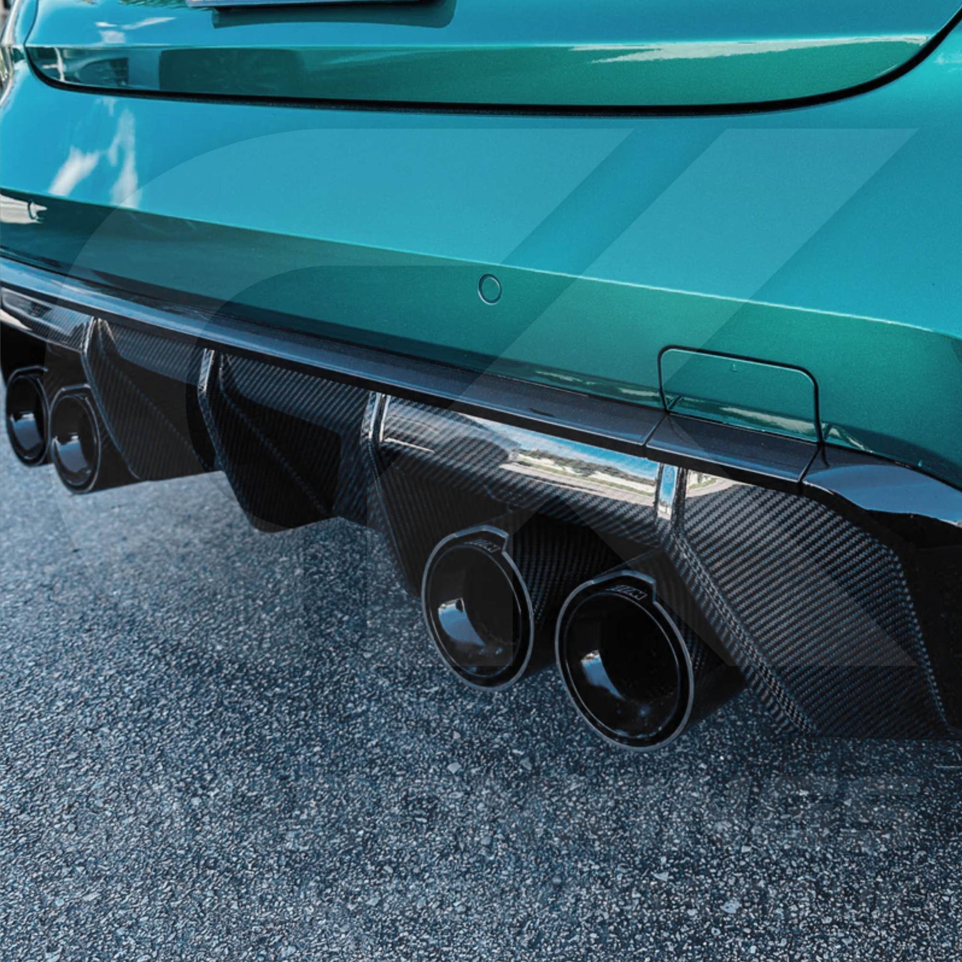 BMW M Performance Carbon Fibre Black Exhaust Tips for G80 G81 G82 G83 M3 M4