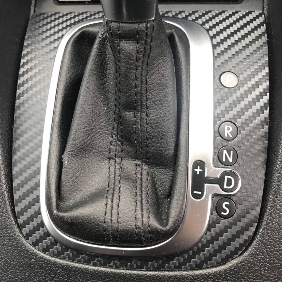 Carbon Fibre DSG Gear Knob Sticker for Volkswagen Golf R32 GTI GTD Scirocco MK5 MK6 - Interior Styling | Carbon Kings