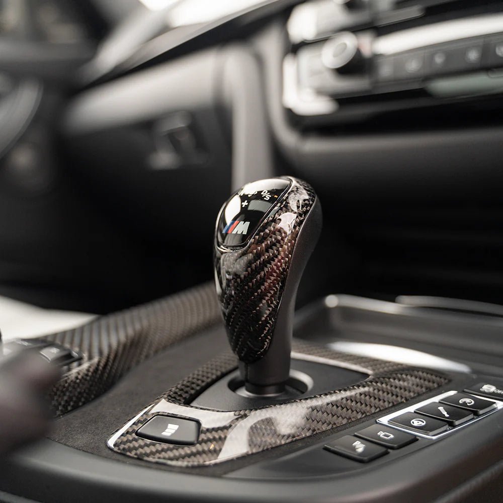 Carbon Fibre Replacement Gear Knob for BMW F80 M3 F82 M4 M5 M6 X5M F87 M2 - Interior Styling | Carbon Kings