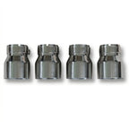 4x Chrome Silver Oversized Stainless Steel Exhaust Tips for BMW G87 M2 G80 G81 M3 G82 G83 M4