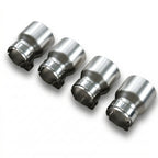 4x Brushed Silver Oversized Stainless Steel Exhaust Tips for BMW M2 M3 M4 M5 F87 F80 F82 F10 M6 F06/F12/F13 70MM