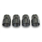4x Chrome Silver Oversized Stainless Steel Exhaust Tips for BMW G87 M2 G80 G81 M3 G82 G83 M4
