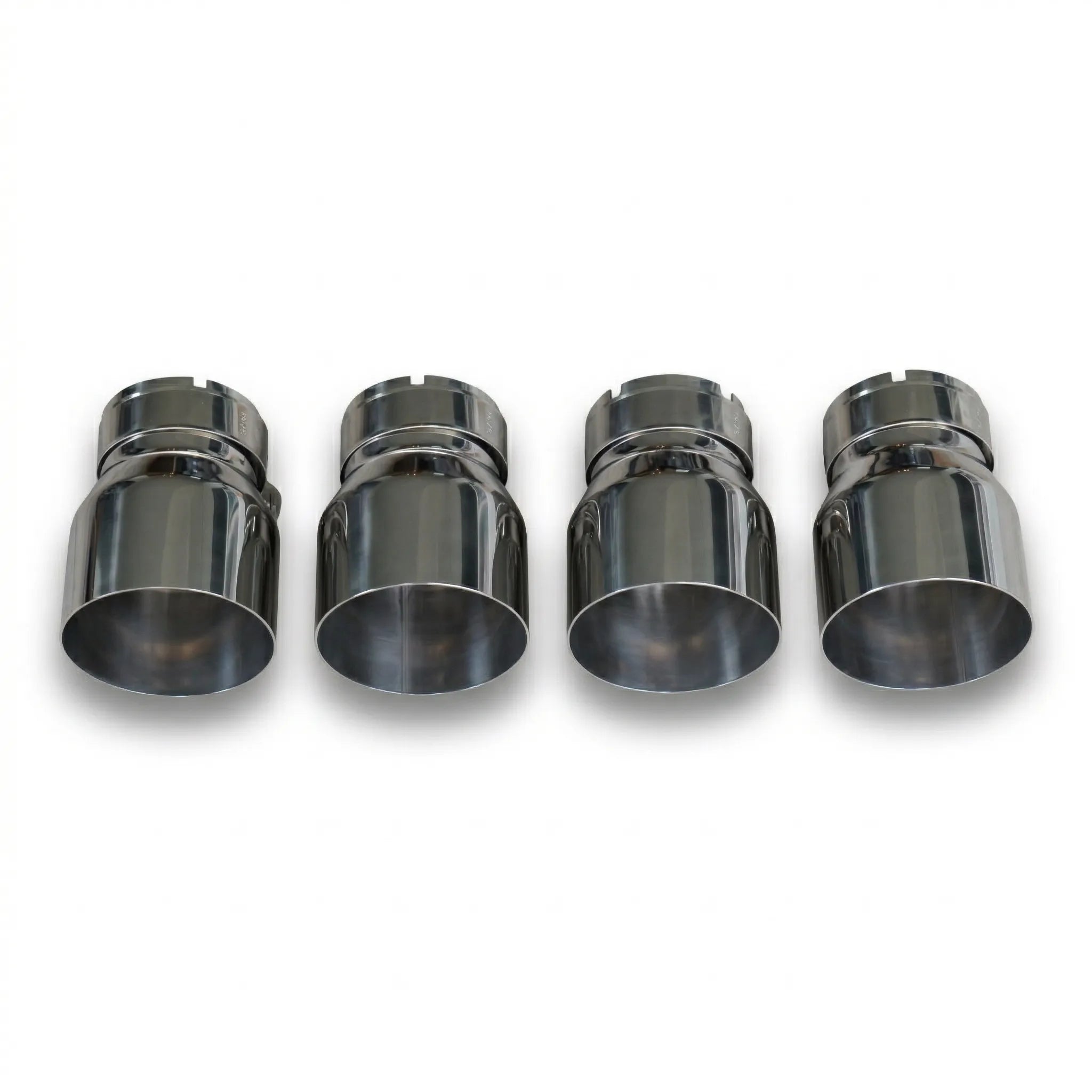 4x Chrome Silver Oversized Stainless Steel Exhaust Tips for BMW G87 M2 G80 G81 M3 G82 G83 M4