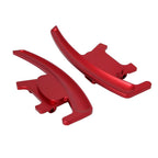 Red Alloy Extended Gear Shifter Paddles for Volkswagen VW Golf MK7 7.5 GTI GTD R TSI DSG