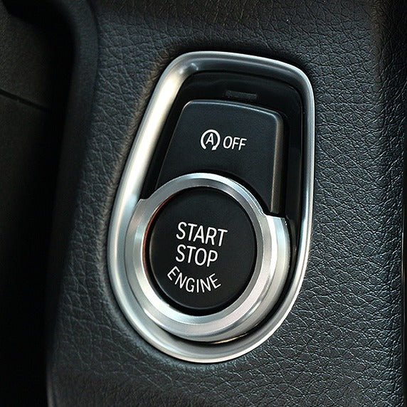 Silver Engine Start Stop Button Trim for BMW F87 M2 F80 M3 M4 F30 1 2 3 4 5 Series + - Interior Styling | Carbon Kings
