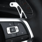 Silver Alloy Extended Gear Shifter Paddles for Volkswagen VW Golf MK7 7.5 GTI GTD R TSI DSG