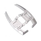 Silver Alloy Extended Gear Shifter Paddles for Volkswagen VW Golf MK7 7.5 GTI GTD R TSI DSG