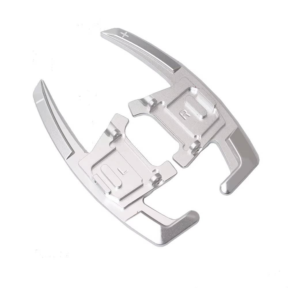 Silver Alloy Extended Gear Shifter Paddles for Volkswagen VW Golf MK7 7.5 GTI GTD R TSI DSG