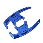 Blue Alloy Extended Gear Shifter Paddles for Volkswagen VW Golf MK7 7.5 GTI GTD R TSI DSG
