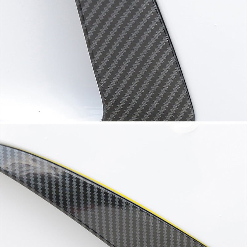 Carbon Fibre Style Rear Bumper Side Vent Trims for Mercedes C43 C63 Saloon W205 AMG - Exterior Styling | Carbon Kings