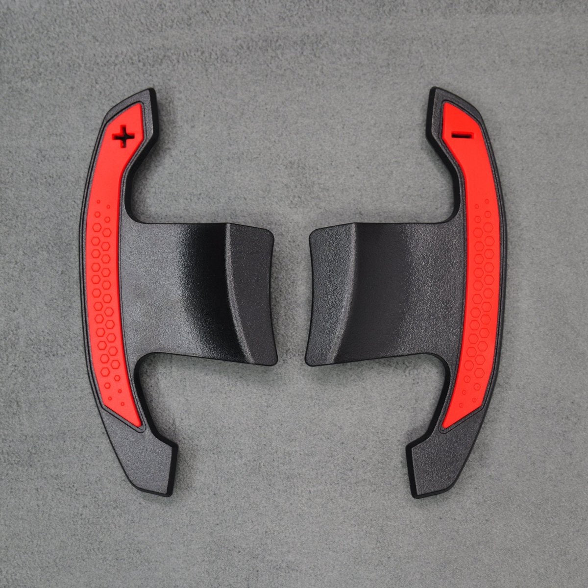 Carbon Fibre & Red Gear Shifter Paddles for Toyota GR Supra J29/DB A90/A9 - Interior Styling | Carbon Kings
