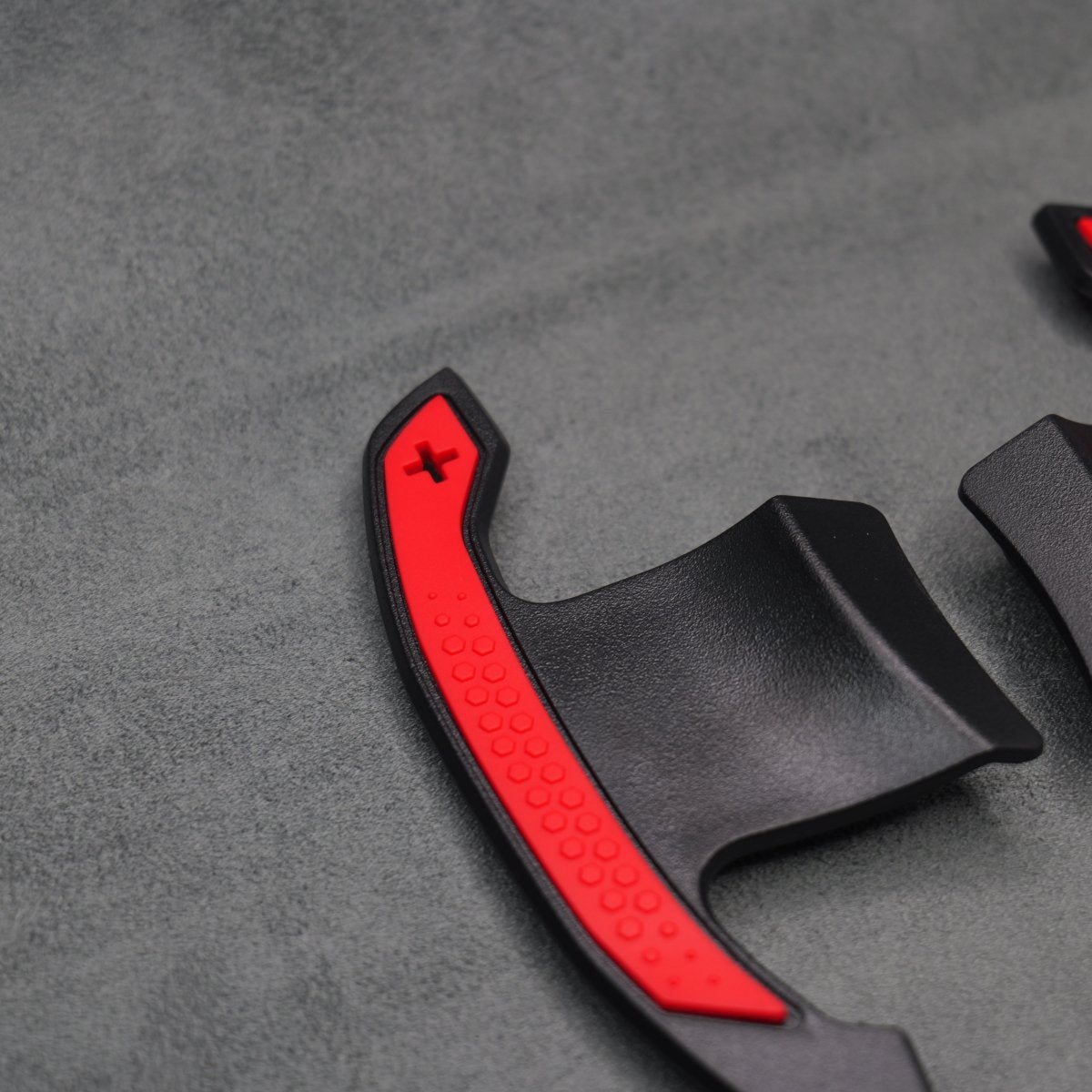 Carbon Fibre & Red Gear Shifter Paddles for Toyota GR Supra J29/DB A90/A9 - Interior Styling | Carbon Kings