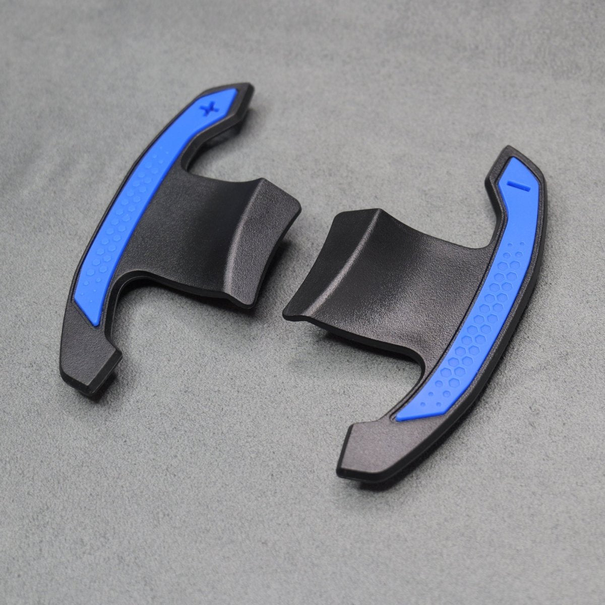 Carbon Fibre & Blue Gear Shifter Paddles for BMW F80 M3 F82 M4 M2 G30 F30 - Interior Styling | Carbon Kings