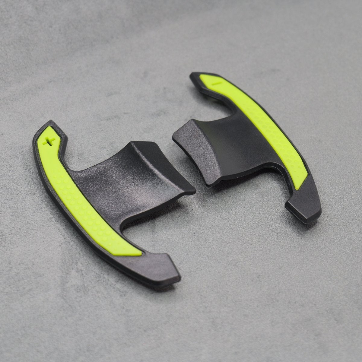 Carbon Fibre / Yellow Gear Paddles Shifters for BMW F80 M3 F82 F83 M4 F87 M2 F30 G20 - Interior Styling | Carbon Kings