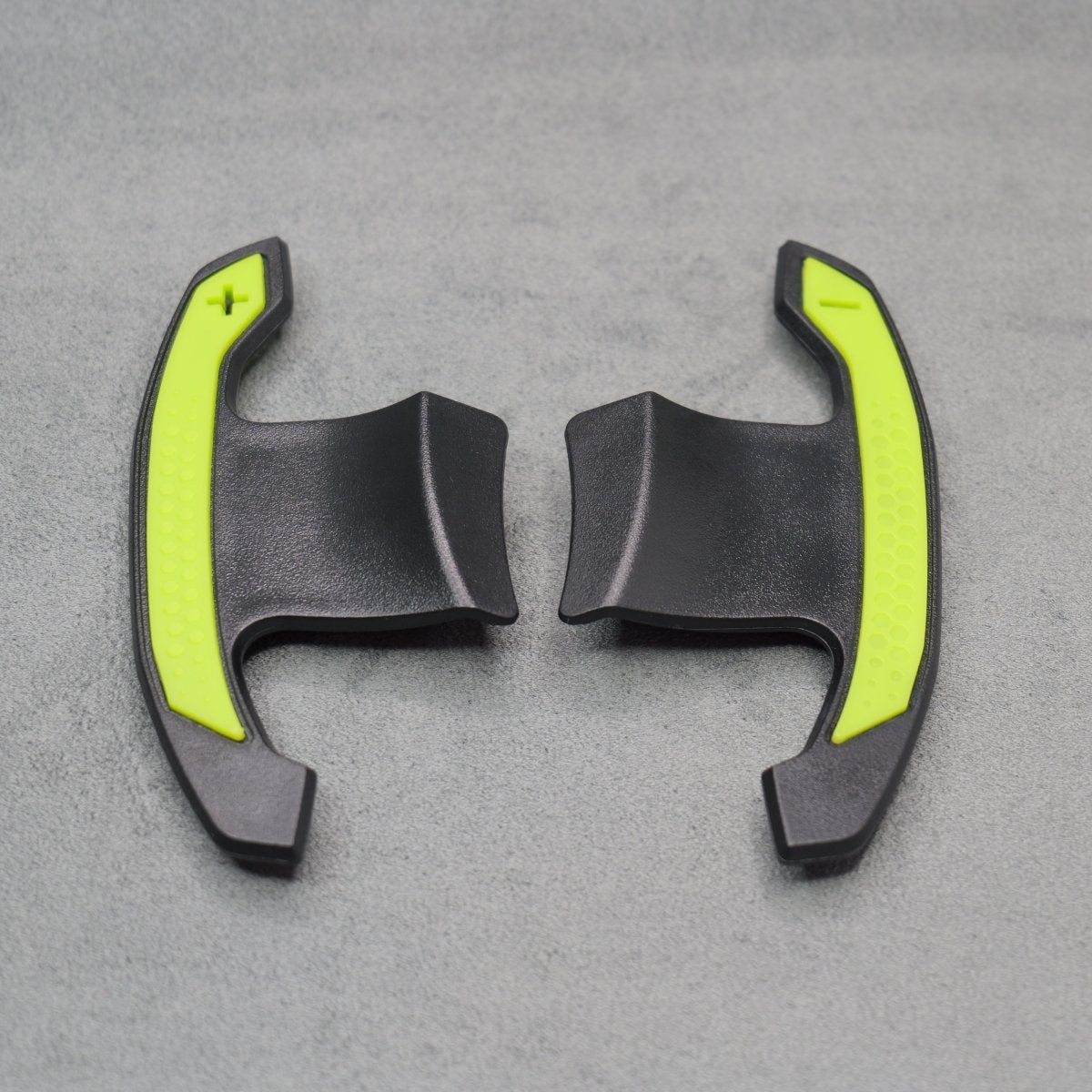 Carbon Fibre / Yellow Gear Paddles Shifters for BMW F80 M3 F82 F83 M4 F87 M2 F30 G20 - Interior Styling | Carbon Kings