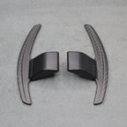 Satin Carbon Fibre / Red Gear Paddle Shifters BMW F80 M3 F82 F83 M4 F87 M2 - Interior Styling | Carbon Kings